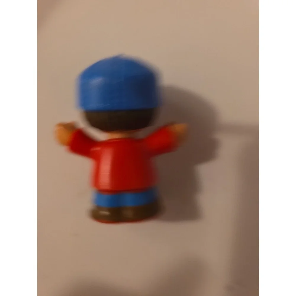 Fisher Price Little People City Yellow‎ School Bus Driver Traffic Director Cross
